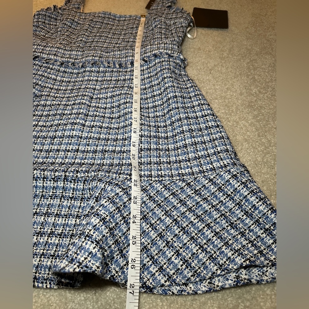 Lulus Dress - Women’s Size M - Blue - Tweed Midi Dress - Picture 11 of 11